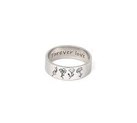 Drawelry Damen Ringe Infinity Verlobungsring Unendlichkeit Eheringe Silberringe Trauringe Hochzeitsringe Sterling Silber Ringe Sterlingsilber Finger Schmuck Geschenke für Frauen (Silber-4, 8.0)