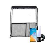 Drawstring Backpack, Clear Drawstring Bags, 18.9x15.75x1.97 Inches Waterproof Lightweight Athletic Pack, Transparent Stylish Design, Gym Swim Bag for Travel, Beach and Work