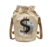 Drawstring Backpack - Dollar Sign Drawstring Bag | Sports Bag Outdoor Umbrella Organizer with Lightweight Design for Boys, Girls, Soccer, Swim, Beach, School, Workout and Travel