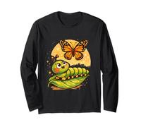 Dream of The Caterpillar Süßes, inspirierendes Schmetterlingsmotiv Langarmshirt