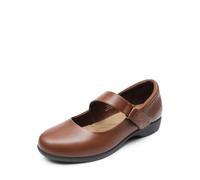 DREAM PAIRS Ballerinas Damen Bequeme Mary Jane | Komfort-Fußbett, Gewölbestütze, Memory-Schaum, Fersenpolster gegen Scheuern, Verstellbarer Riemen, Elegant, Vielseitig