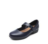 DREAM PAIRS Ballerinas Damen Bequeme Mary Jane,Size 39,Marine