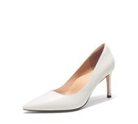 DREAM PAIRS Damen High Heels Spitze Stiletto Pumps,Weiss,37