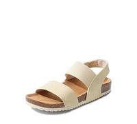 DREAM PAIRS Damen Pantoletten Sandals Riemchensandalen Sommer Strappy Sandal Beige SDPW2202W-E Größe 40 (EUR)