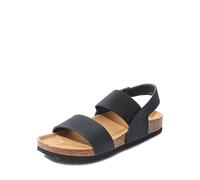 DREAM PAIRS Damen Pantoletten Sandals Riemchensandalen Sommer Strappy Sandal Schwarz SDPW2202W-E Größe 40 (EUR)