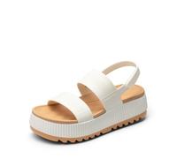 DREAM PAIRS Damen Plattform Wasser Sandalen Verstellbar Leicht Wasserfest Sommer Strand Wedge Chunky Sandalen,Size 43,Weiss,SDWS26002W