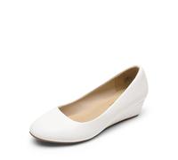 DREAM PAIRS Debbie Pumps für Damen mit mittelhohem Keilabsatz