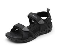 DREAM PAIRS Herren Sandalen Wandern Wasser Strand Sport Outdoor Sportliche Bogen Unterstützung Sommer Sandal,Size 39.5,Schwarz,SDSA228M