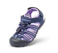 DREAM PAIRS Kinder Jungen und Mädchen Sandalen Outdoor Sportsandalen Strandsandalen Schwarz Klassische Sandalen Klettverschluss Atmungsaktiv Verschleißfest,Size 35,Lila,171111-K
