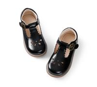 DREAM PAIRS Mädchen Ballerinas Kleinkinder Schuhe | Mary Jane Schuhe mit Klettverschluss Prinzessin Schuhe Kinder für Hochzeit,Breite Zehenbox, Party Fersenschutz