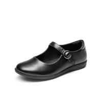 DREAM PAIRS Mädchen Mary Jane Ballerina Flache Schuhe Elegante Schulschuh Preppy-Stil,Size 38.5,Schwarz,KFL217