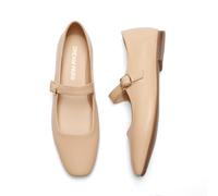 DREAM PAIRS Mary Jane Ballerinas Damen Elegantes,Nackt,36.5