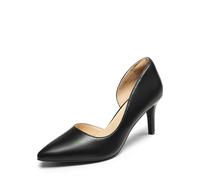 DREAM PAIRS Trachtenschuhe Damen Stiletto High Heels Pumps Damen Stiletto Schuhe,Size 40,Schwarz-Pu,SDPU2416W