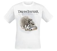 Dream Theater Distance Over Time Album Cover Männer T-Shirt weiß M 100% Baumwolle Band-Merch, Bands