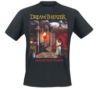 Dream Theater T Shirt Images and Words Band Logo Nue offiziell Herren Schwarz M