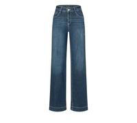 MAC Wide Leg Jeans mit Eingrifftaschen Modell 'Dream' in Dunkelblau, Größe 40/34