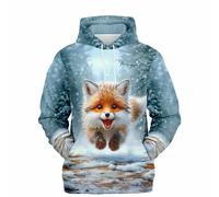 Dreamer Hoodie - Kleiner Fuchs im Winterwald