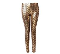 Dreamskull Leggings Jeggings Treggings Bleistifthose Stretchhose Damen Frauen Hose Lang High Waist Skinny Slim Fit Yoga Stretch Workout Fitness Schuppen Bunt Große Größen S-4XL
