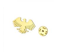 Dreamtimes Syria Eagle New Flag Brooch Pin für Frauen und Männer Vintage Eagle of Saladin Edelstahl-Brosche Ethnischer syrisch-arabischer Erbe-Schmuck