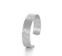 Dreamtimes Wikinger Baum des Lebens Armreif Rabe Talisman Armband Edelstahl Wikinger Keltischer Knoten Armband für Männer Frauen (Silber)