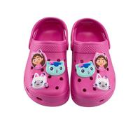DreamWorks Gabby’s Dollhouse Clogs Madchen, Sommer Clogs Kinder, Mädchen Schuhe, Rosa 35