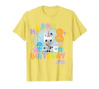DreamWorks Gabby’s Dollhouse Happy 8th Birthday T-Shirt, Herren, Gelb, XL