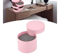 Drehbarer Schmuckorganizer mit 4 Ebenen, pink, 2,51010,5 cm, Staubdicht