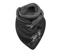 Dreieck Schal Damen Winter Warm Schlupfschal Herbst Halstuch Kuschelig Winterschal Blumen Muster Herbst Schal Frauen Deckenschal Halstuch Scarf Poncho Cape