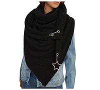 Dreieck Schal Damen Winter Warm Schlupfschal Herbst Halstuch Kuschelig Winterschal Blumen Muster Herbst Schal Frauen Deckenschal Halstuch Scarf Poncho Cape