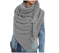 Dreieck Schal Damen Winter Warm Schlupfschal Herbst Halstuch Kuschelig Winterschal Blumen Muster Herbst Schal Frauen Deckenschal Halstuch Scarf Poncho Cape