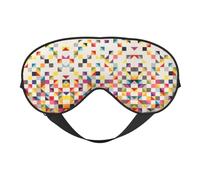 Dreieckige geometrische doppelseitige weiche Verdunkelungs-Augenmaske, Entspannung, Nulldruck, Nachtschlaf-Augenmaske
