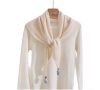 Dreiecksschal Damen aus Wollmischung, warmer Strickschal für Winter | Soft Wool Blend Knit,Breathable Warmth,Elegant Drape For Autumn Layering,für versatile Neck And Shoulder Wrap