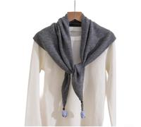 Dreiecksschal Damen aus Wollmischung, warmer Strickschal für Winter | Soft Wool Blend Knit,Breathable Warmth,Elegant Drape For Autumn Layering,für versatile Neck And Shoulder Wrap