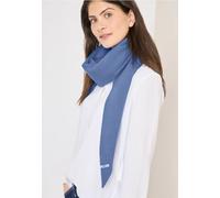 Halstuch CECIL, Damen, Gr. onesize, coal blau, Stoff, 60% Polyester, 22% Polyamid, 18% Viskose, unifarben, Modetücher, im dreieckigen Schnitt (59617623-0) coal blau