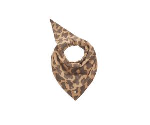 Dreieckstuch CODELLO "Codello Dreieckstuch", Damen, braun, Obermaterial: 70% Polyester PES. 30% Viskose CV., Modetücher, mit Teddy-Allover-Muster (89861513-0) braun