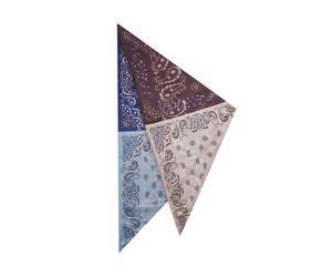 Dreieckstuch CODELLO "Codello Tuch", Damen, blau, Obermaterial: 100% Seide silk., Paisley, Modetücher, mit Paisley-Muster (74601504-0) blau