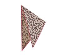 Dreieckstuch CODELLO "Codello Tuch", Damen, rosa, Obermaterial: 70% Polyester PES. 30% Viskose CV., Modetücher, mit Leomuster (97625752-0) rosa