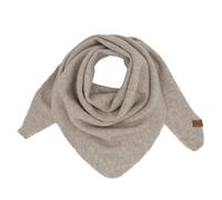 Dreieckstuch MAXIMO, Damen, buche, meliert, Feinstrick, Materialmix, meliert, unifarben, Modetücher Dreieckstuch, Feinstrick, weiches Material, meliert, basic, bequem (77598413-0)