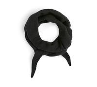 Dreieckstuch PIECES "PCKOMMA TRIANGLE SCARF NOOS BC", Damen, schwarz, Feinstrick, Materialmix, unifarben, Modetücher (39714763-0) schwarz