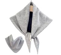 Dreieckstuch - Strickschal aus Wolle für Damen | Herbst Winter Warmes Kopftuch | Vielseitiges kleines Wickeltuch | Weiches, gemütliches Halsaccessoire, modische, multifunktionale Outfit-Schicht