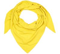 Dreieckstuch STYLEBREAKER "Musselin Dreiecktuch Einfarbig", Damen, gelb, Obermaterial: 100% Baumwolle CO., Modisch, Modetücher (99848617-0) gelb