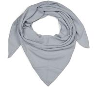Dreieckstuch STYLEBREAKER "Musselin Dreiecktuch Einfarbig", Damen, grau (hellgrau), Obermaterial: 100% Baumwolle CO., Modisch, Modetücher (68026827-0) hellgrau
