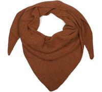 Dreieckstuch STYLEBREAKER "Strick Dreiecktuch Einfarbig", Damen, braun (cognac), Obermaterial: 10% Viskose CV. 5% Alpaka WP. 75% Polyacryl PAN. 10% Wolle WO., Modisch, Modetücher (81170662-0) cognac