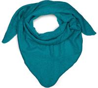 Dreieckstuch STYLEBREAKER "Strick Dreiecktuch meliert", Damen, blau (aquagrün), Obermaterial: 80% Viskose CV. 20% Wolle WO., Modisch, Modetücher (37600516-0) aquagrün