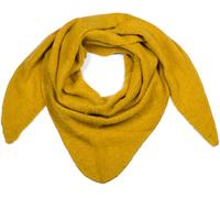 Dreieckstuch STYLEBREAKER "Strick Dreiecktuch meliert", Damen, gelb (curry), Obermaterial: 80% Viskose CV. 20% Wolle WO., Modisch, Modetücher (95039413-0) curry