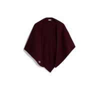 Dreieckstuch TOMMY HILFIGER "TOMMY SCRIPT CASH", Herren, marzemino, Strick, Wollmischung, Modetücher, aus Kaschmirmix mit Logo-Stickerei, Maße 150 x 110 cm (24032423-0) marzemino