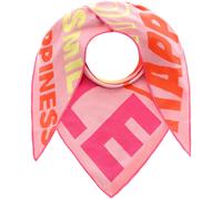 Dreieckstuch ZWILLINGSHERZ "Große Freunde", Damen, pink, Obermaterial: 50% Baumwolle, 50% Polyacryl, Modetücher Dreieckstuch, mit Schrift (69028812-0)