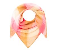 Dreieckstuch ZWILLINGSHERZ "Karo", Damen, pink, Obermaterial: 100% Polyester, Modetücher, großes Karo-Design, weiche Qualität, Dreiecksform (54458317-0) pink