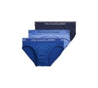 Ralph Lauren Low Rise Unterhose marineblau/hellblau (3er-Pack) - XL