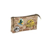 Dreifach-Tasche - Safta - Jurassic World - Mehrfarbig - Karikatur - Braun